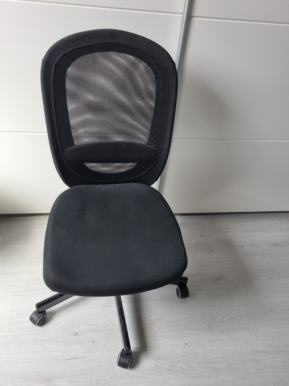 Zwarte IKEA Flintan Bureaustoel, Ophalen, Zo goed als nieuw, Zwart, Bureaustoel