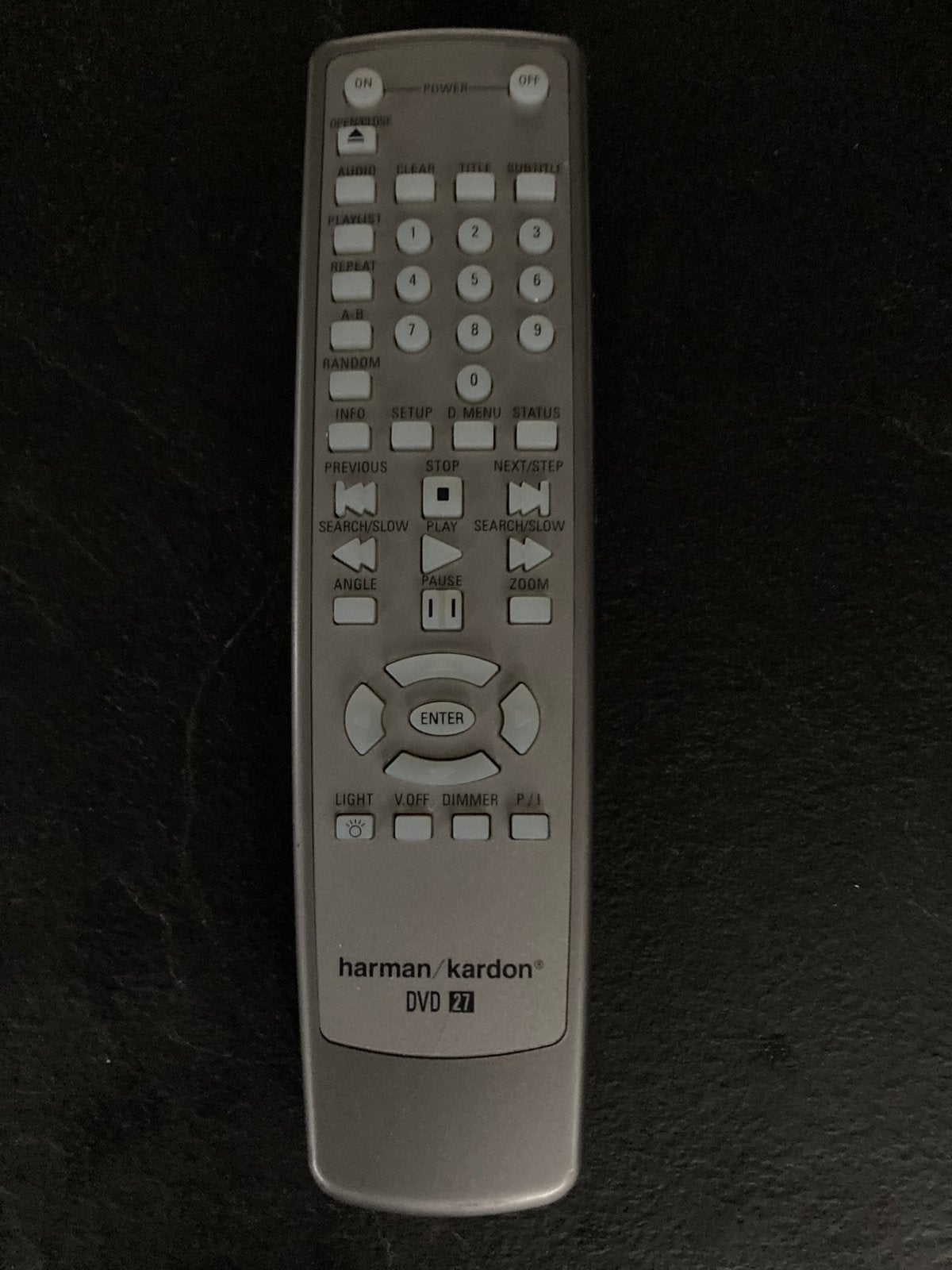 Harman/Kardon dvd 27 afstandsbediening, Ophalen of Verzenden, Zo goed als nieuw, Dvd