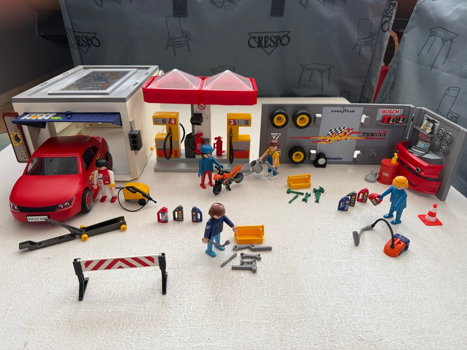 Playmobil City Life Garage, Tankstation & Tuning Werkplaats, Kinderen en Baby's, Ophalen of Verzenden, Gebruikt, City life, Gebouw