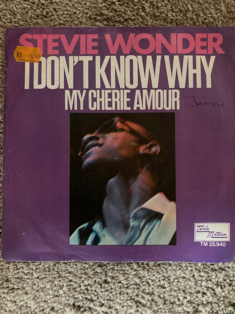 Stevie Wonder My cherie amour/ I don't know why, Cd's en Dvd's, Gebruikt, 7 inch, Ophalen of Verzenden, Pop