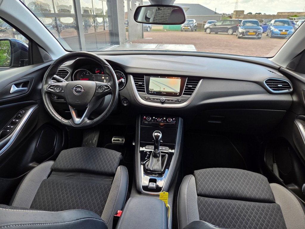 Opel Grandland X 1.2 Turbo Ultimate Automaat, Gebruikt, Euro 6, 1199 cc, Blauw