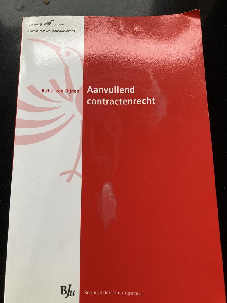 Aanvullend contractenrecht, Boeken, Nieuw, Ophalen of Verzenden, WO, R.H.J. van Bijnen