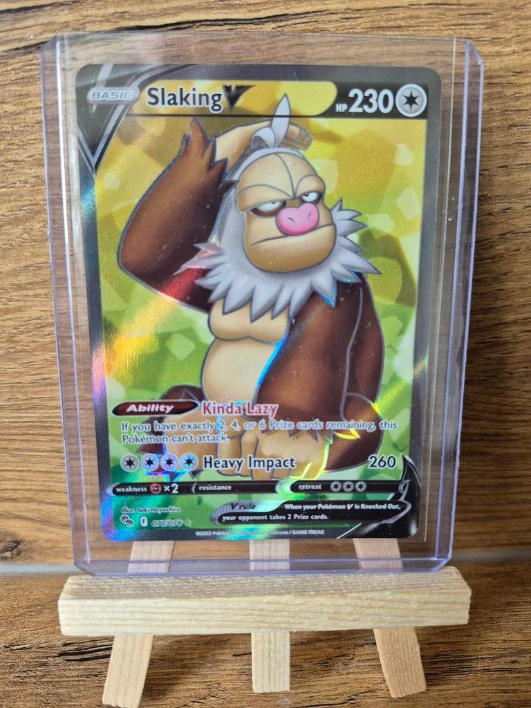 Pokemon Slaking V - 077/078 Mint, Ophalen of Verzenden, Zo goed als nieuw