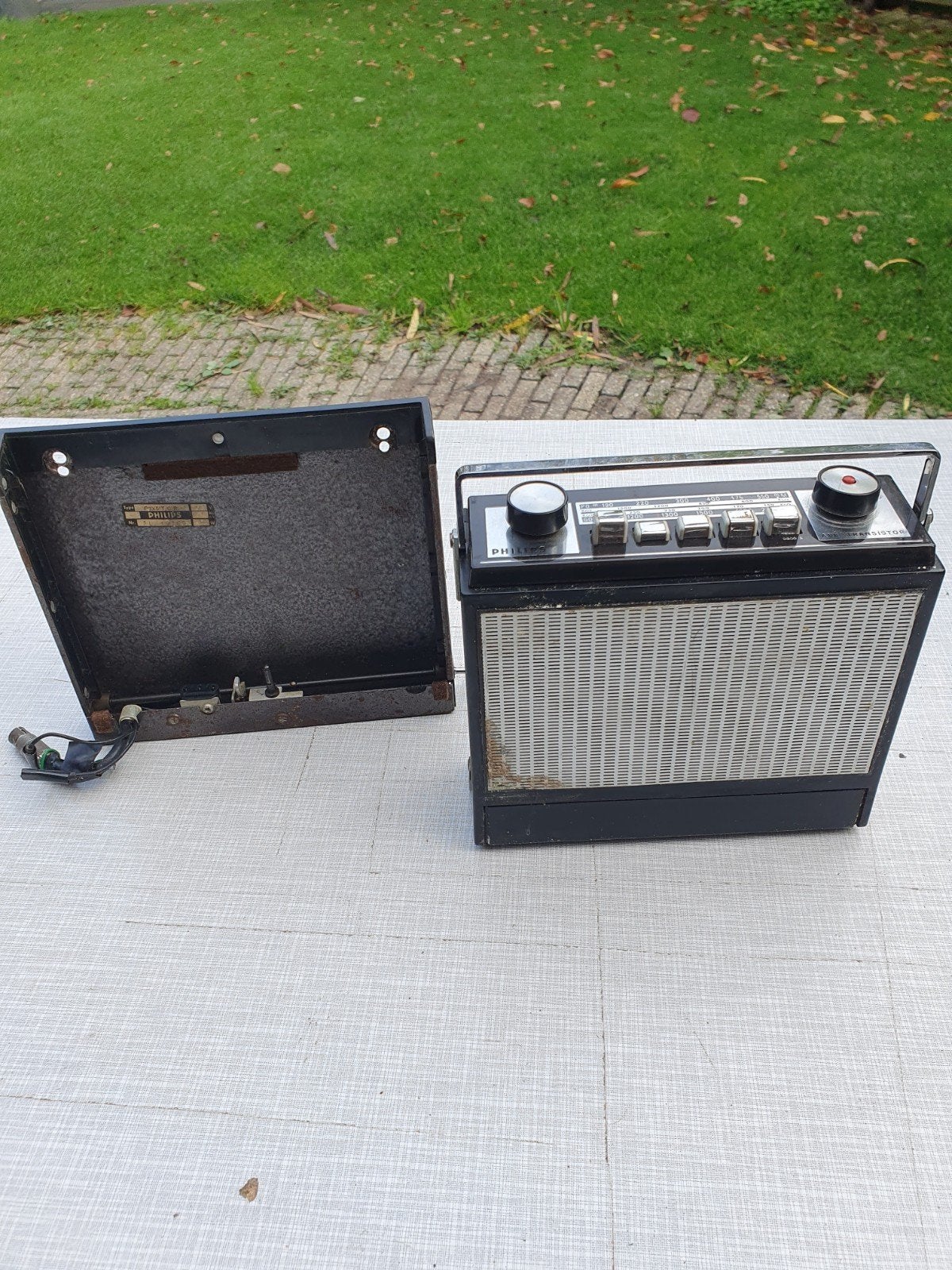 Philips Transistor Radio - Antieke Oldtimer Radio, Ophalen of Verzenden, Gebruikt, Transistorradio