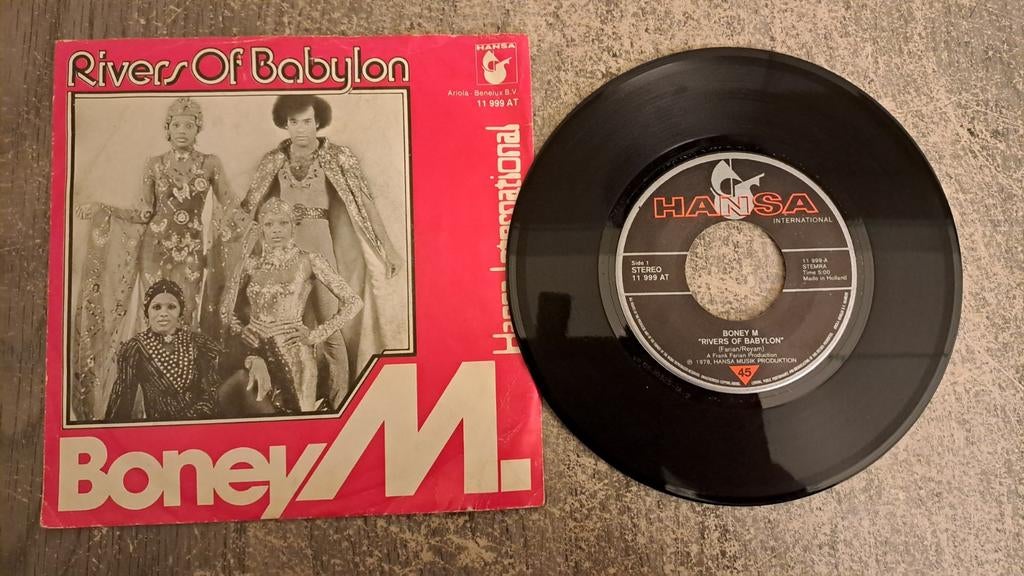 Boney M  - rivers of babylon, Gebruikt, 7 inch, Single, Ophalen of Verzenden