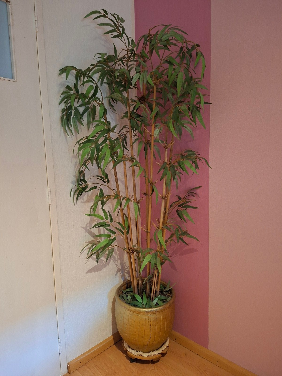 bamboe kunstplant in pot 170cm, Ophalen, Overige soorten, Halfschaduw, In pot