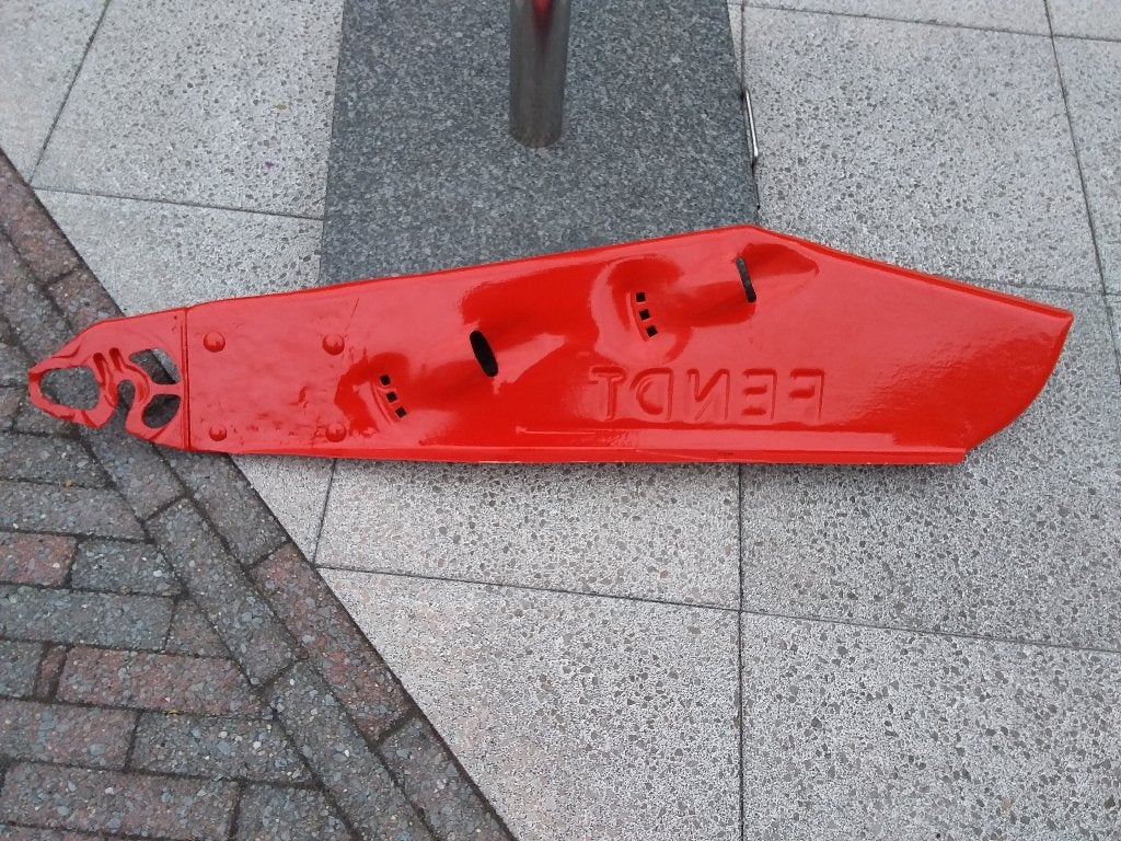 Fendt zwadbord busatis, Tuin en Terras, Balkmaaier, Ophalen, Gebruikt