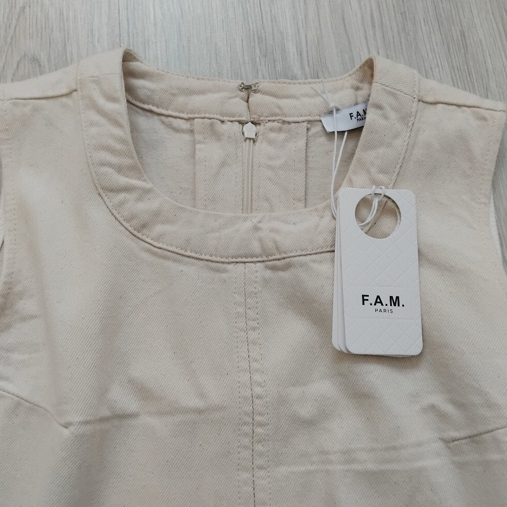 Wide crop top IZA,   F.A.M. Paris, Kleding | Dames, Tops, Overige kleuren, Maat 42/44 (L), Nieuw, Ophalen of Verzenden