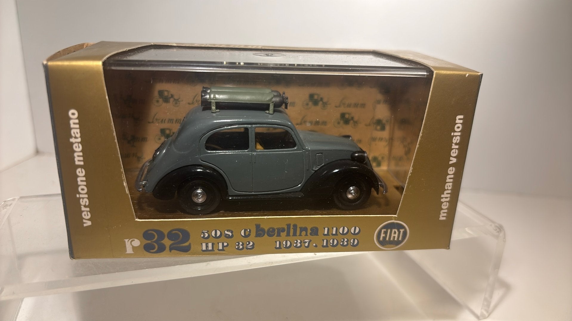 Fiat 508 c berlina 1100 brumm 1.43, Hobby en Vrije tijd, Modelauto's | 1:43, Overige merken, Auto, Ophalen of Verzenden, A