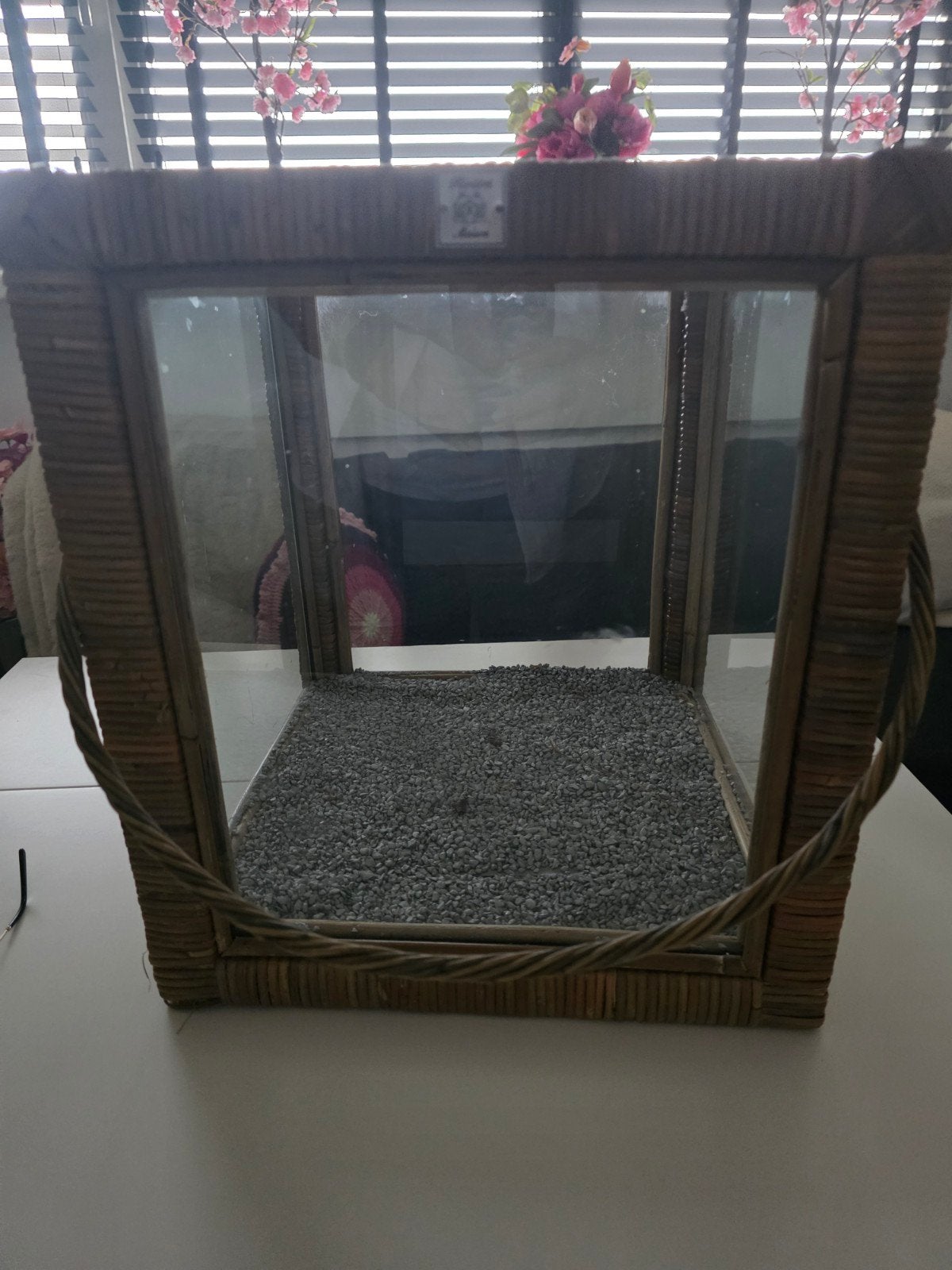 Mooie grote Rivièra Maison lantaarn / kaarsenhouder, Huis en Inrichting, Ophalen, Minder dan 50 cm, 100 tot 150 cm, Zo goed als nieuw