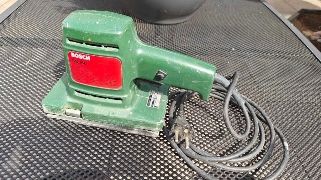 Bosch Schuurmachine SS 150, Doe-het-zelf en Verbouw, Ophalen of Verzenden, Gebruikt, Minder dan 600 watt, Vlakschuurmachine