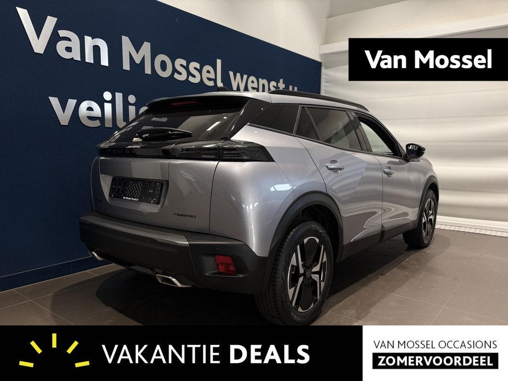 Peugeot 2008 1.2 Hybrid 145 Allure, Auto's, Peugeot, Gebruikt, Euro 6, 1199 cc, Leder en Stof