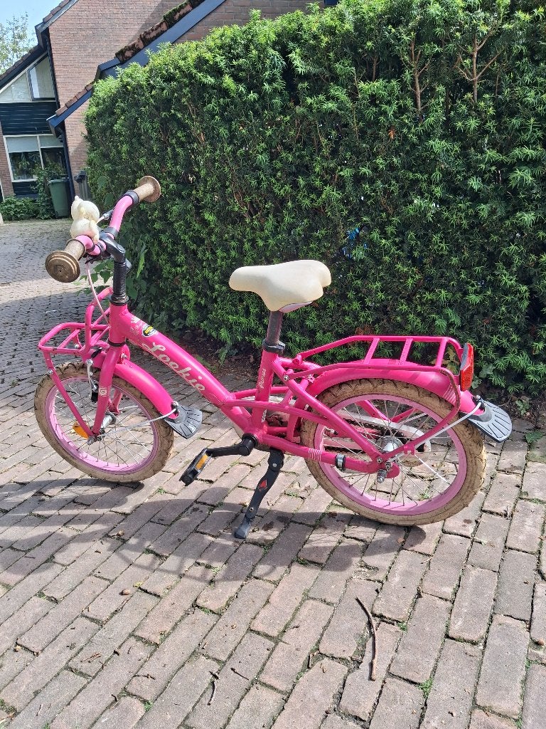 Loekie 16 inch kinderfiets, Fietsen en Brommers, Fietsen | Kinderfietsjes, Ophalen, Terugtraprem, Loekie, 16 tot 20 inch