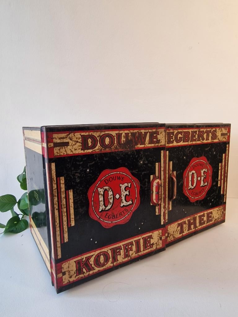 Vintage Industrieel Douwe Egberts Winkelkastje -Jaren 50/60, Ophalen of Verzenden