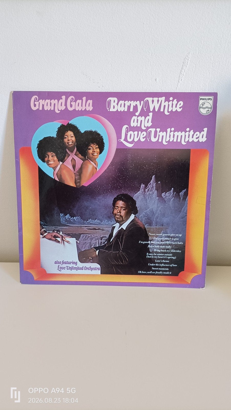 Barry White and Love Unlimited - Grand Gala LP (prima staat), Cd's en Dvd's, Vinyl | Pop, LP, Overige genres, Ophalen of Verzenden
