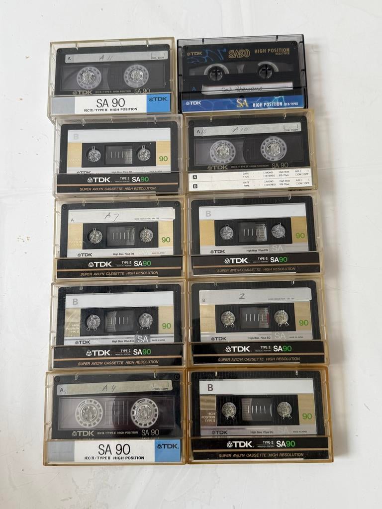 Z.G.A.N. TDK BANDJES 90 - Diverse Cassettebandjes, Tdk, Overige genres, Ophalen of Verzenden, Zo goed als nieuw