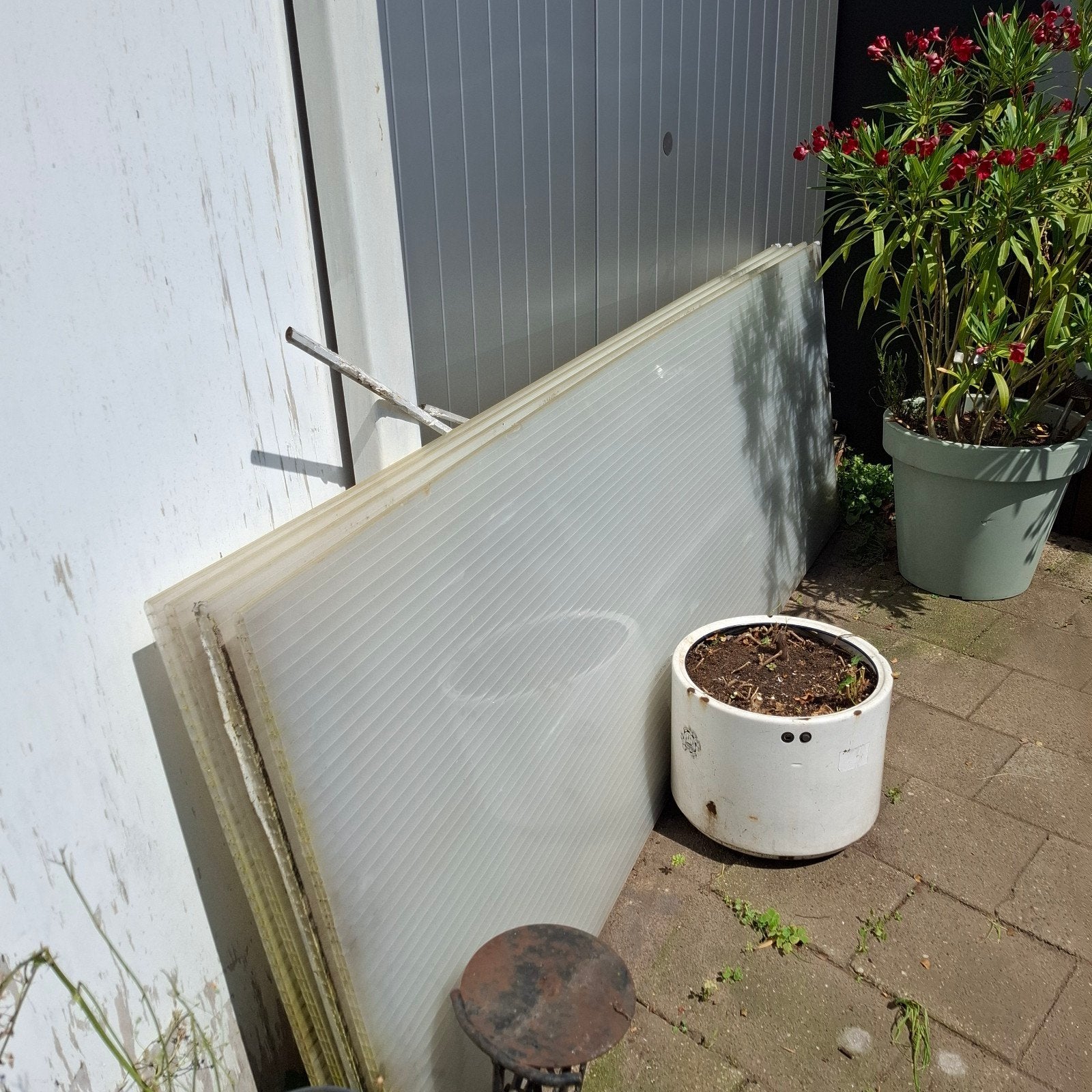 afdak / overkaping, Ophalen, Overige materialen, Minder dan 4 cm, 15 m² of meer