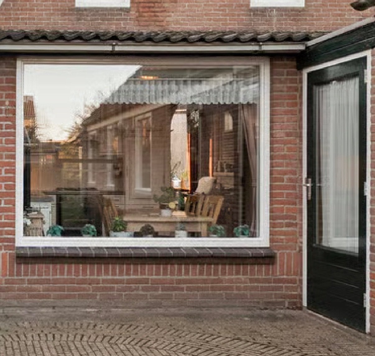 Gratis dubbelglas raam (225x167x13 cm) voor hergebruik, Ophalen, Gevelraam of Ruit, Gebruikt, Minder dan 80 cm
