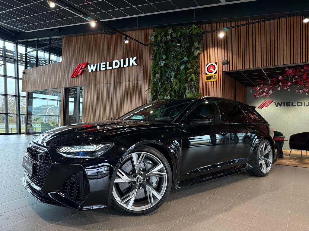 Audi RS 6 Avant 4.0 TFSI quattro Keramisch Pano Dynamic + Ca, Automaat, Gebruikt, 600 pk, Leder
