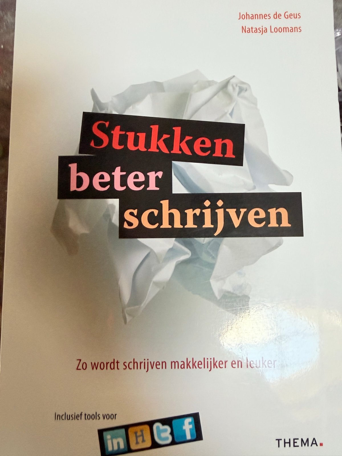 Stukken Beter Schrijven - Johannes de Geus & Natasja Loomans, Ophalen of Verzenden, Gamma, Zo goed als nieuw, Niet van toepassing