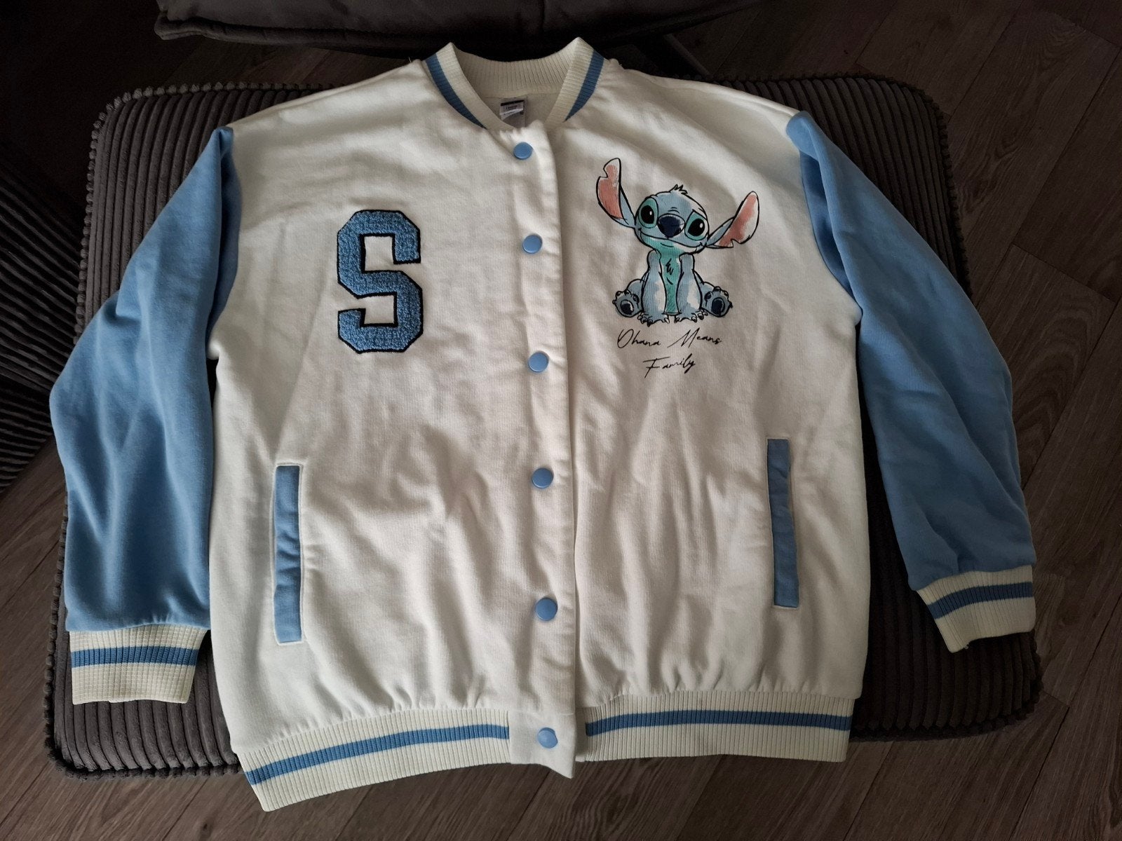 Stitch Baseball Jas/Vest - Zeer Nette Staat 152, Kinderen en Baby's, Ophalen of Verzenden, Zo goed als nieuw, Meisje, Jas