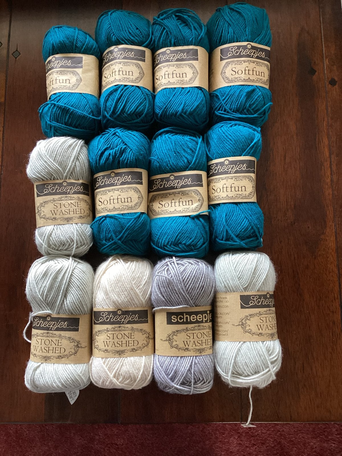 Scheepjes Softfun & Stone Washed garenpakket - Nieuw, Ophalen of Verzenden, Nieuw, Breien of Haken, Wol of Garen