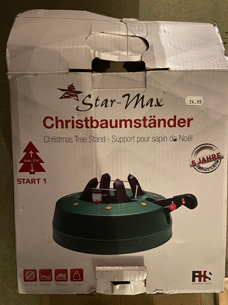 Kerstboomstandaard Star-Max, Ophalen of Verzenden, Zo goed als nieuw