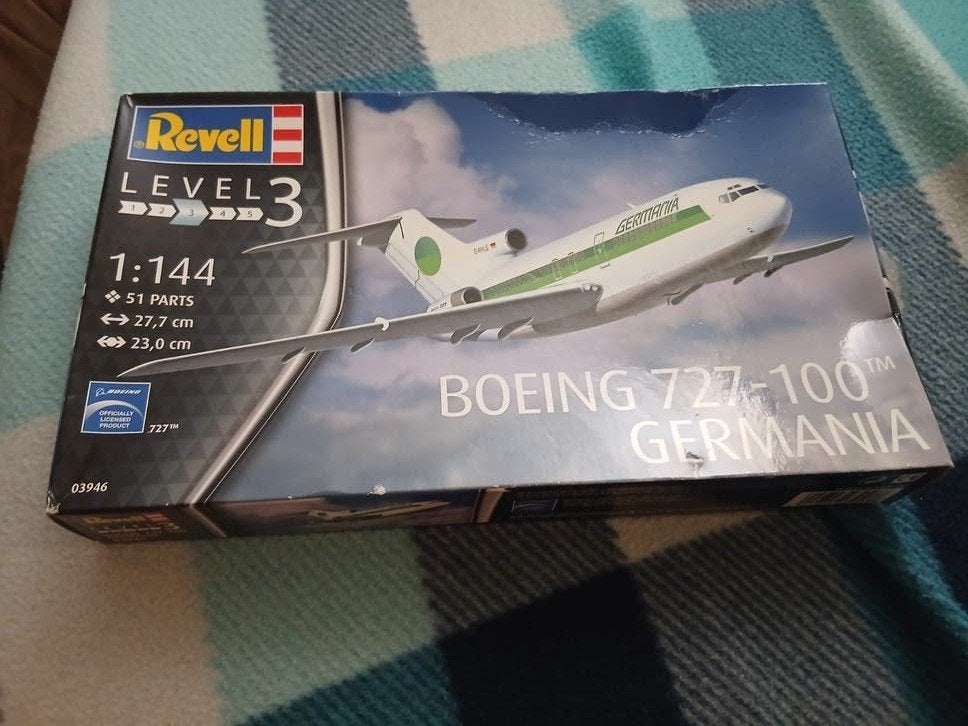 Bouwpakket boeing 727, Ophalen of Verzenden, Nieuw, 1:72 tot 1:144, Overige merken