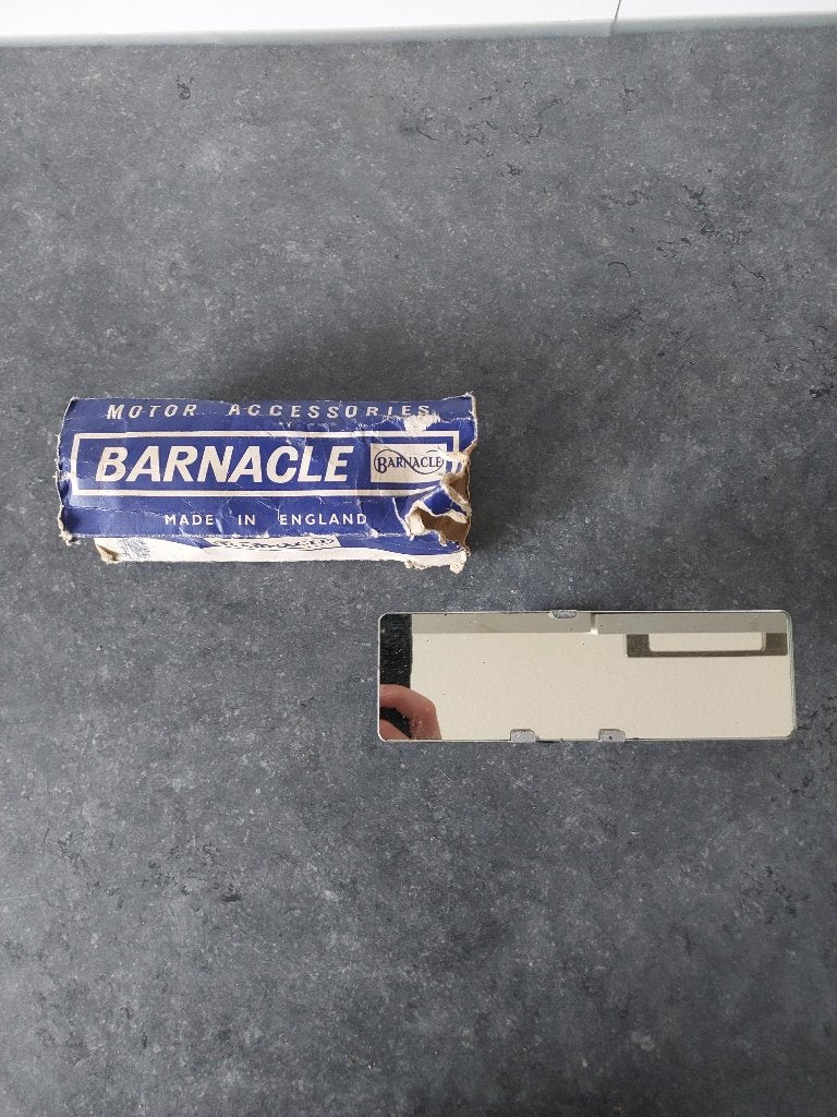 NOS Barnacle Binnenspiegel Oldtimer Mini Austin VW Opel NSU, Auto-onderdelen, Spiegels, BMW, Mini, Oldtimer onderdelen, Opel, Porsche