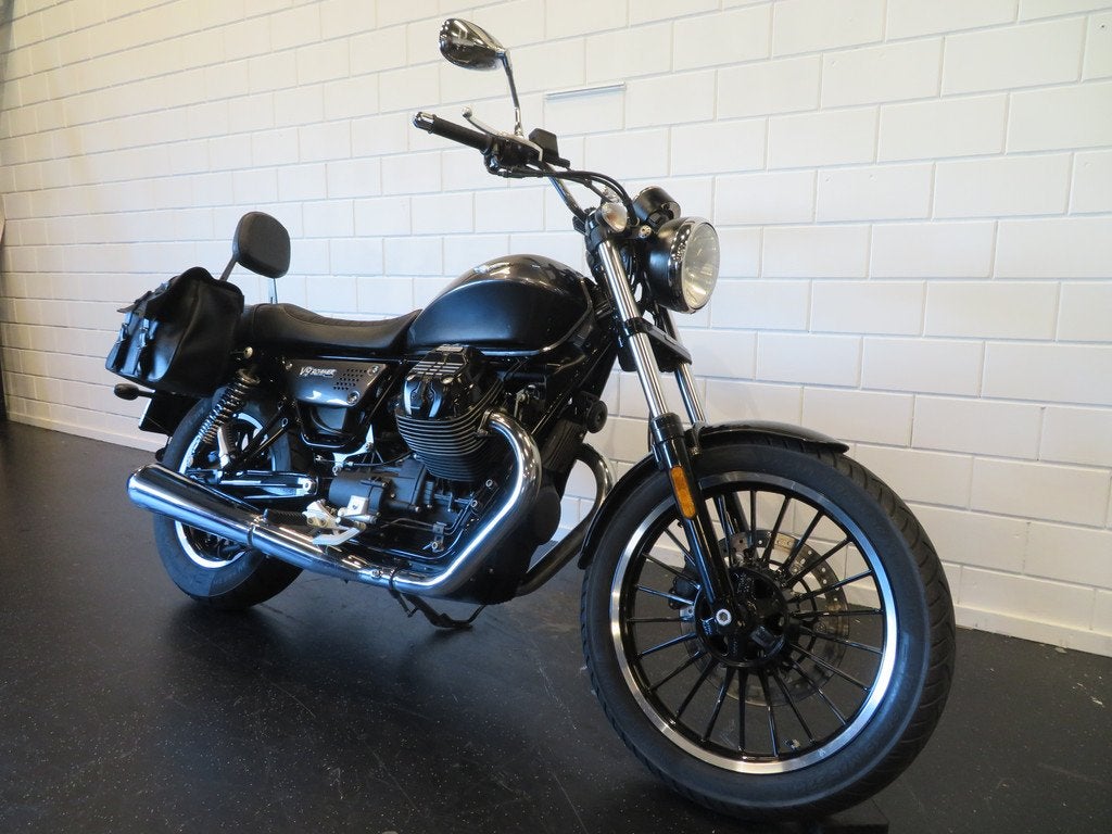 Moto Guzzi V9 ROAMER SUPER NETJES CHOPPER TOP (bj 2020), Motoren, Motoren | Moto Guzzi, 853 cc, Bedrijf, Overig