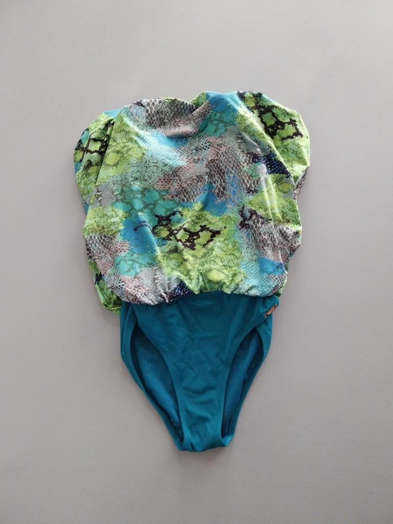 Strapless badpak van Sapph kleur groen maat 38  cup 85B, Badpak, Ophalen of Verzenden, Zo goed als nieuw, Sapph