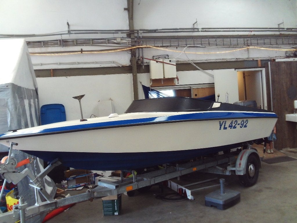 Shakespeare Swallow 1989 incl. trailer en dieptemeter, Watersport en Boten, Overige merken, Gebruikt, 70 tot 120 pk, 6 m