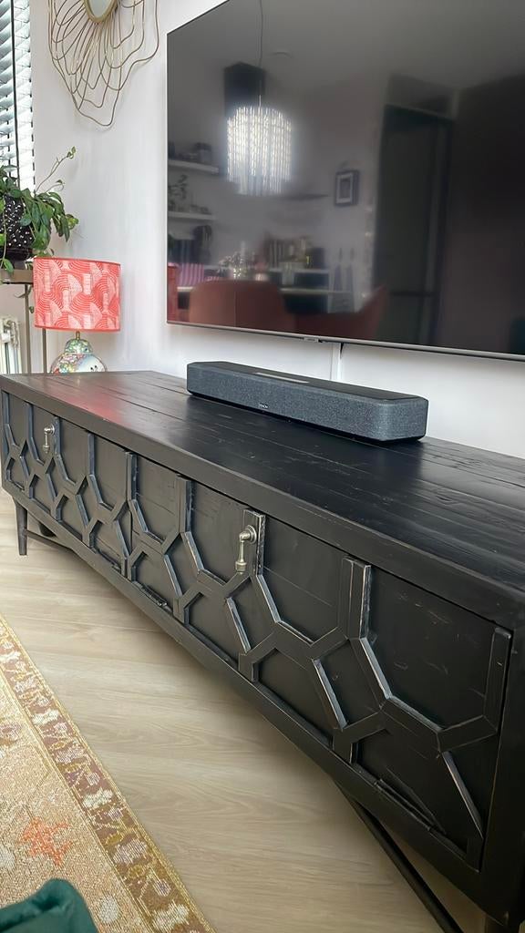 BePureHome/Woood Bequest tv meubel 160cm, Ophalen, 150 tot 200 cm, Zo goed als nieuw, Minder dan 100 cm
