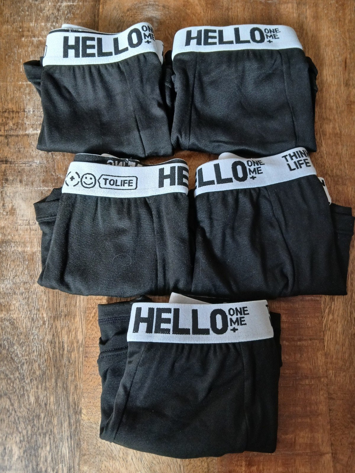 5 Nieuwe Jongens Onderbroeken - Zwart - Maat XS, Ophalen of Verzenden, Nieuw, Hello One Me, Jongen