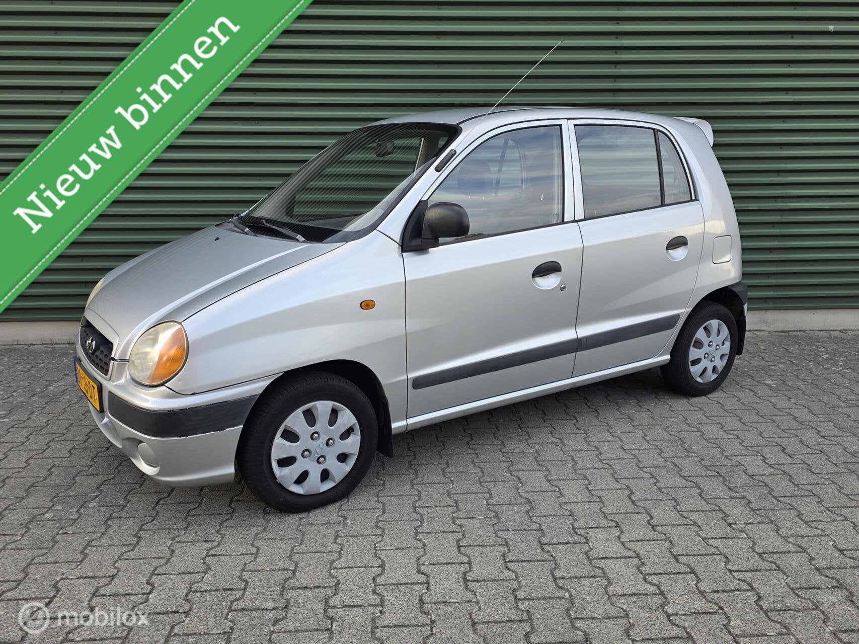 Hyundai Atos Spirit 1.0i SLX|Airco|Elc-Ramen| INRUIL-KOOPJE, Voorwielaandrijving, Stof, Gebruikt, Zwart