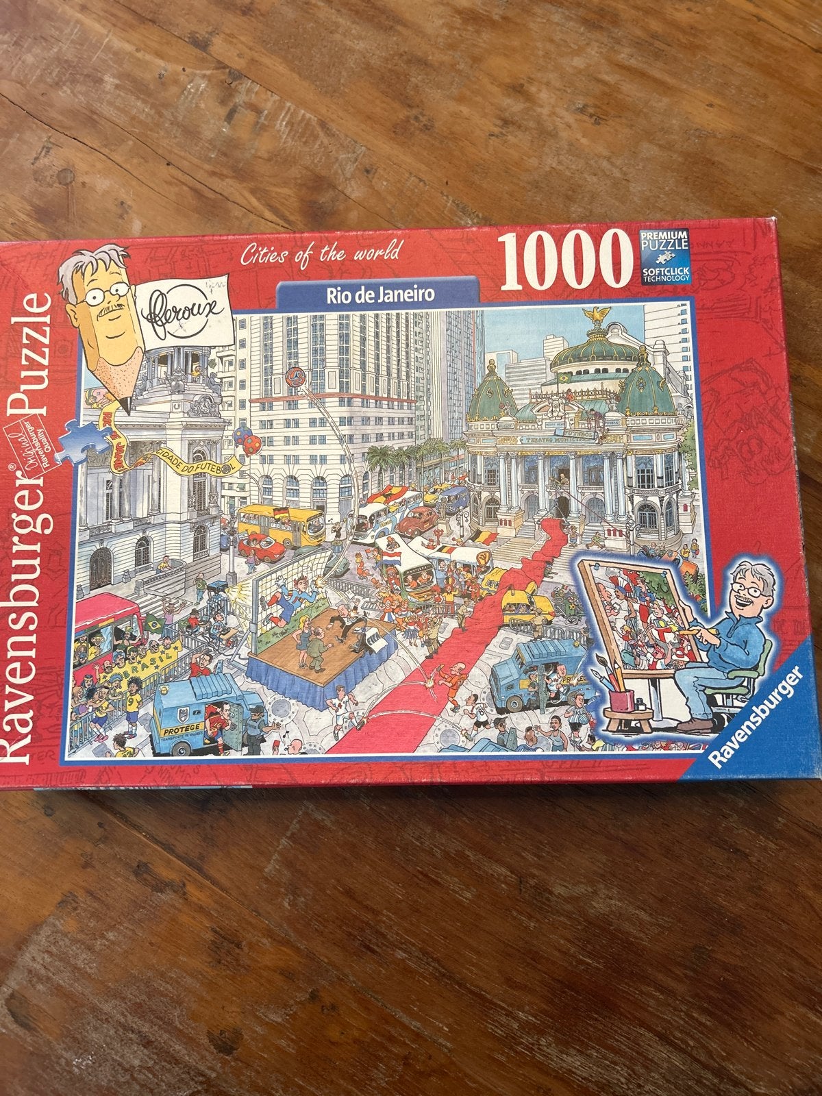 Ravensburger Legpuzzel 1000 stukjes - Rio de Janeiro, Hobby en Vrije tijd, Ophalen, 500 t/m 1500 stukjes, Zo goed als nieuw, Legpuzzel