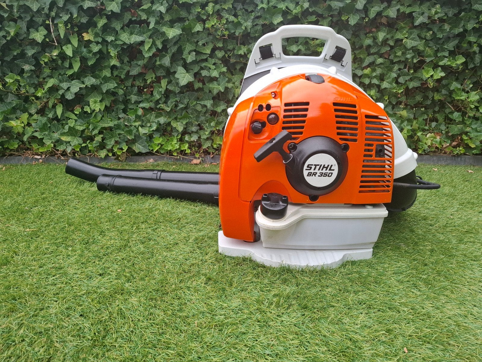 ✅️ Stihl br 350 bladblazer, Tuin en Terras, Bladblazers, Zo goed als nieuw, Ruggedragen, Benzine, Ophalen of Verzenden