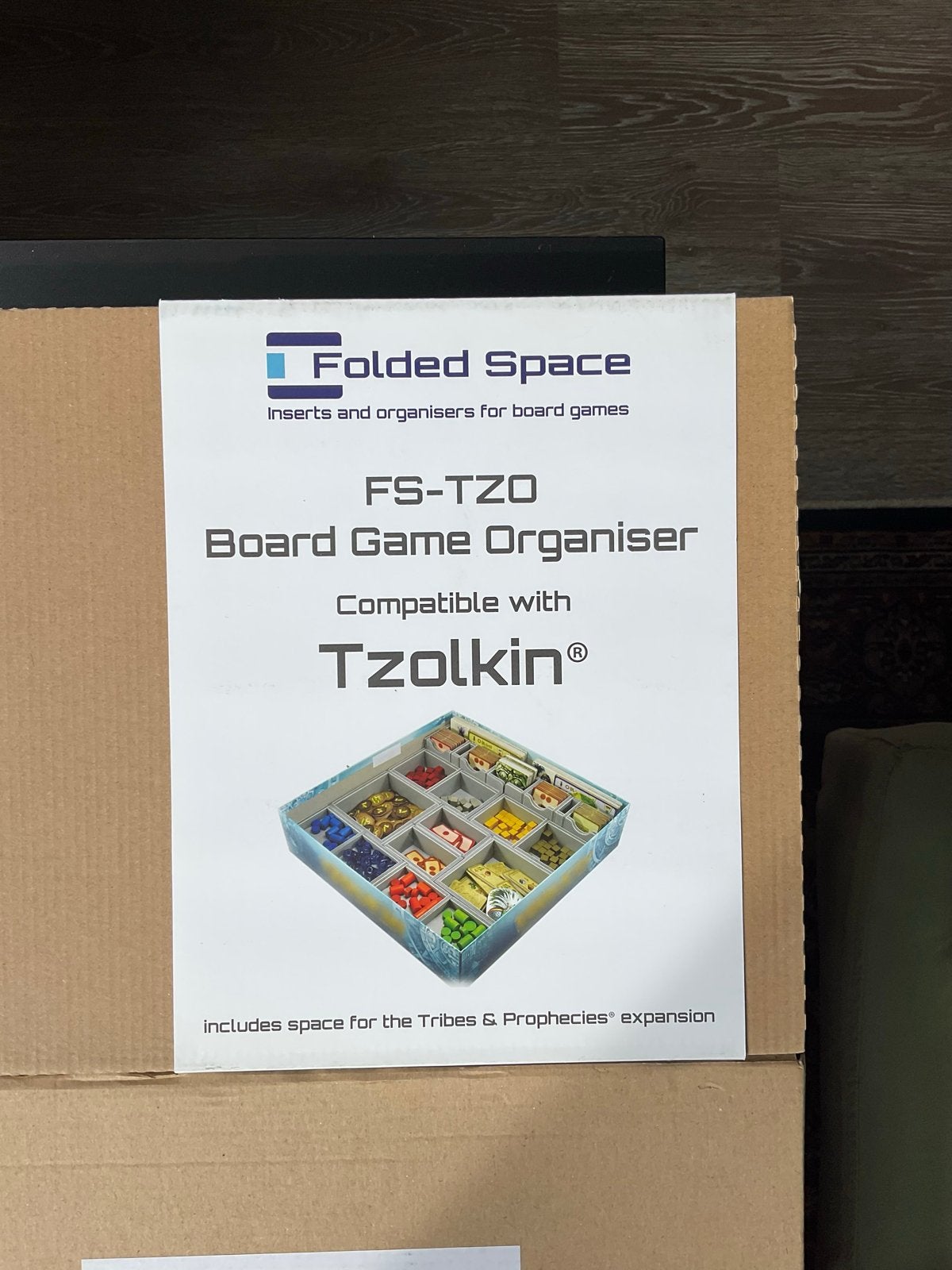 Folded Space Insert voor Tzolk'in (nieuw in seal), Ophalen of Verzenden, Nieuw
