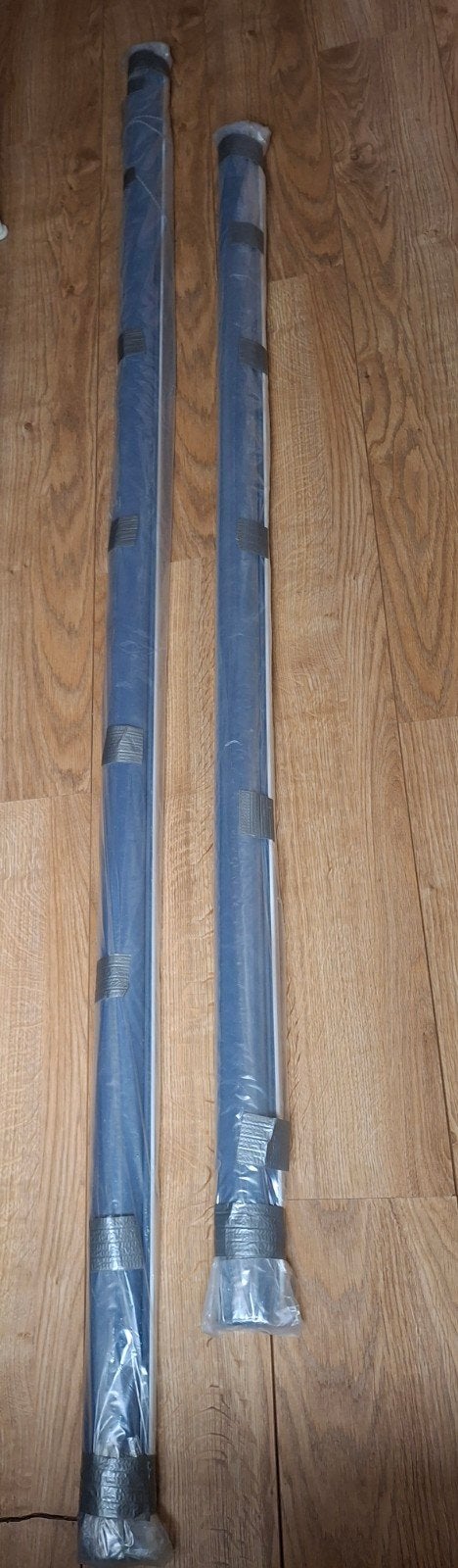 2 rolgordijnen, donkerblauw, Overige kleuren, 200 cm of meer, 150 tot 200 cm, Ophalen of Verzenden