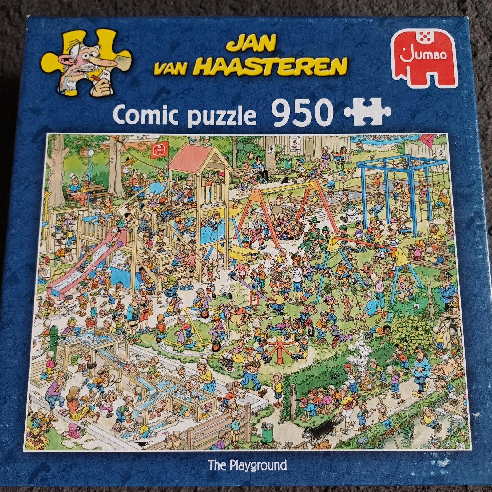 Jan van Haasteren Puzzel - The Playground 950 stukjes, Ophalen, 500 t/m 1500 stukjes, Gebruikt, Legpuzzel
