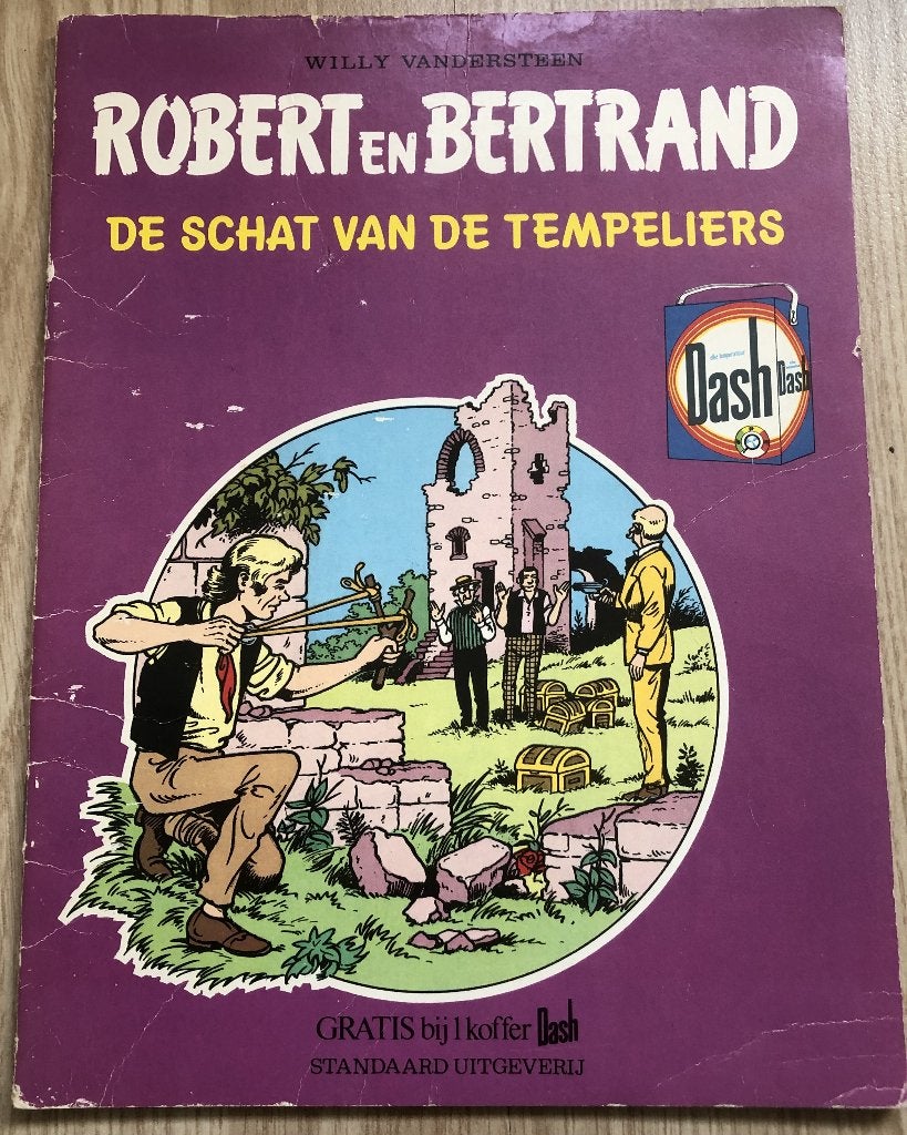WILLY VANDERSTEEN - DE SCHAT VAN DE TEMPELIERS - DASH, Eén stripboek, Ophalen of Verzenden, Zo goed als nieuw, Willy Vandersteen