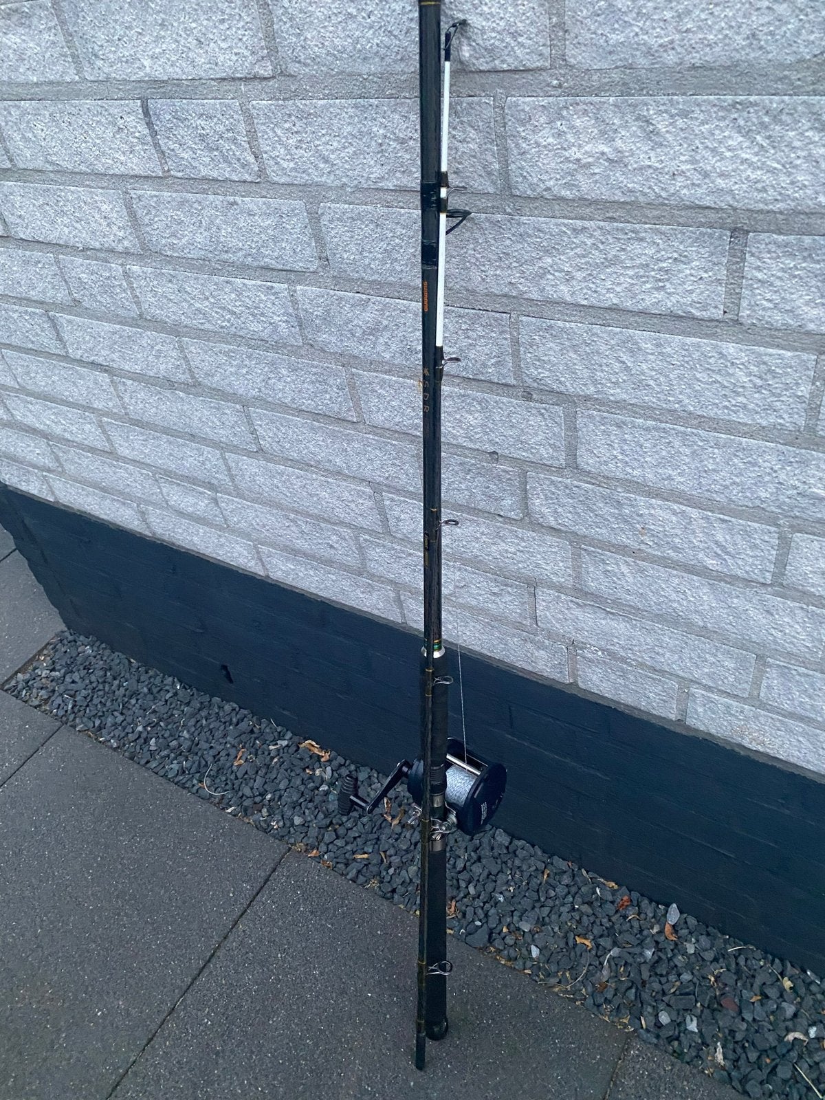 Shimano beast master boat 240 met reel, Ophalen, Gebruikt, Complete set