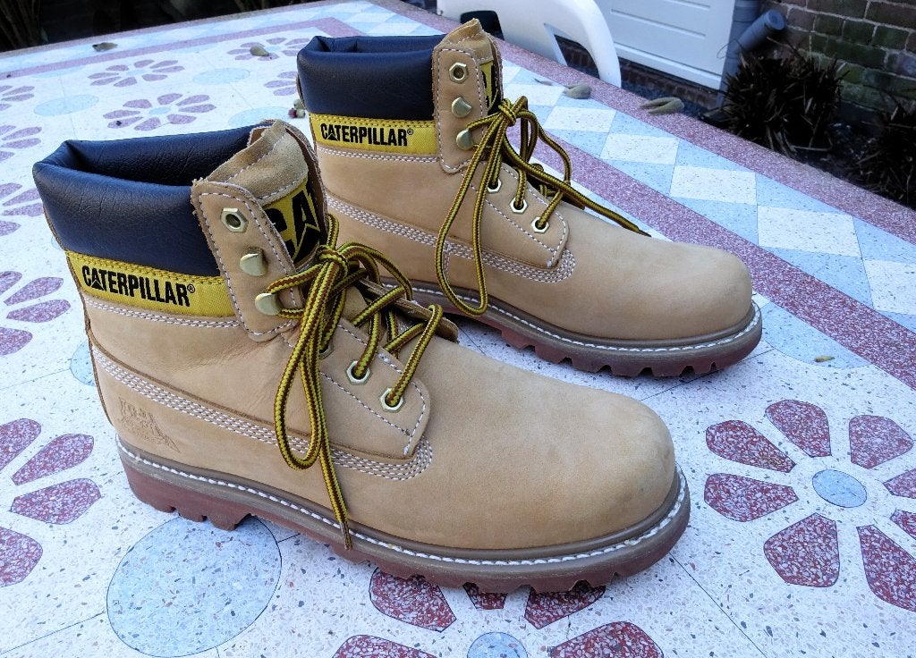 Maat 41 * Camel nubuck lederen Caterpillar Boots, Overige kleuren, Verzenden, Boots, Nieuw