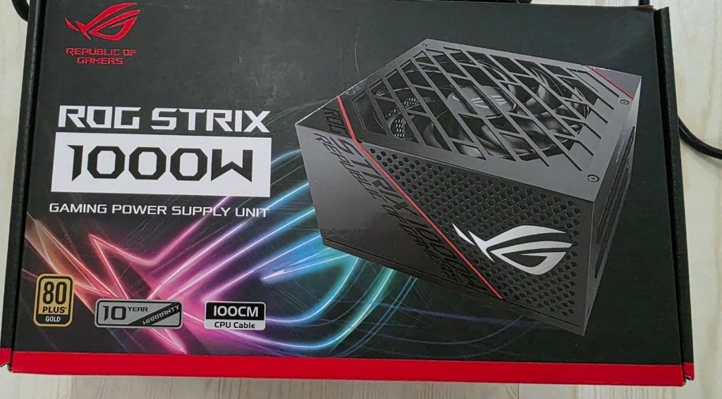 Voeding 1000W ROG STRIX GOLD, Ophalen of Verzenden, Zo goed als nieuw