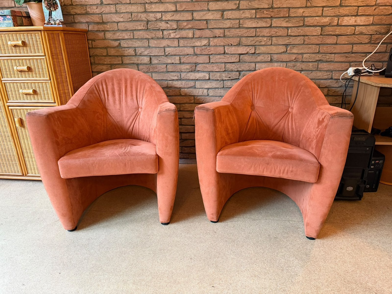 Leolux fauteuils set, Ophalen, Gebruikt, 75 tot 100 cm, 50 tot 75 cm