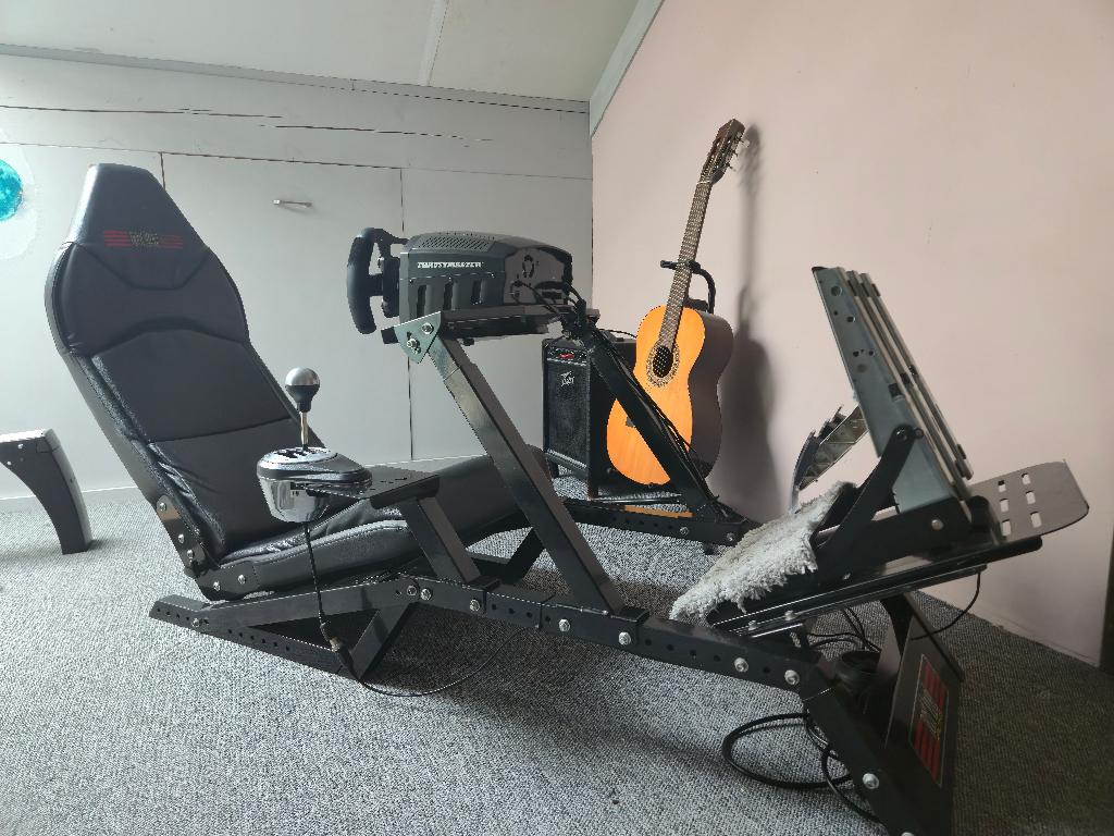 Next Level Racing F1GT, Thrustmaster TSPC racer sim race set, Ophalen, Gebruikt, Thrustmaster/Logitech