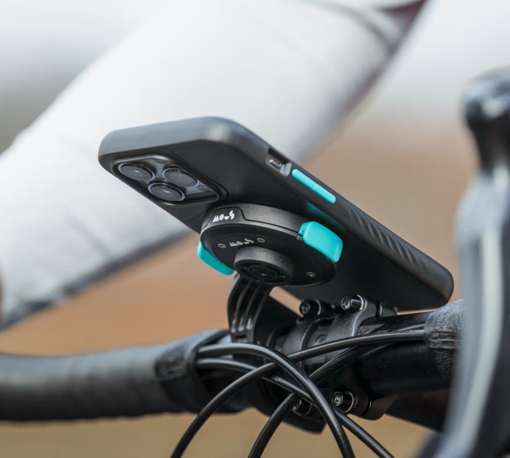 Mous IntraLock Case+Bike Mount iphone 14pro, Kunststof, Zwart, Hoesje of Tasje, Ophalen of Verzenden