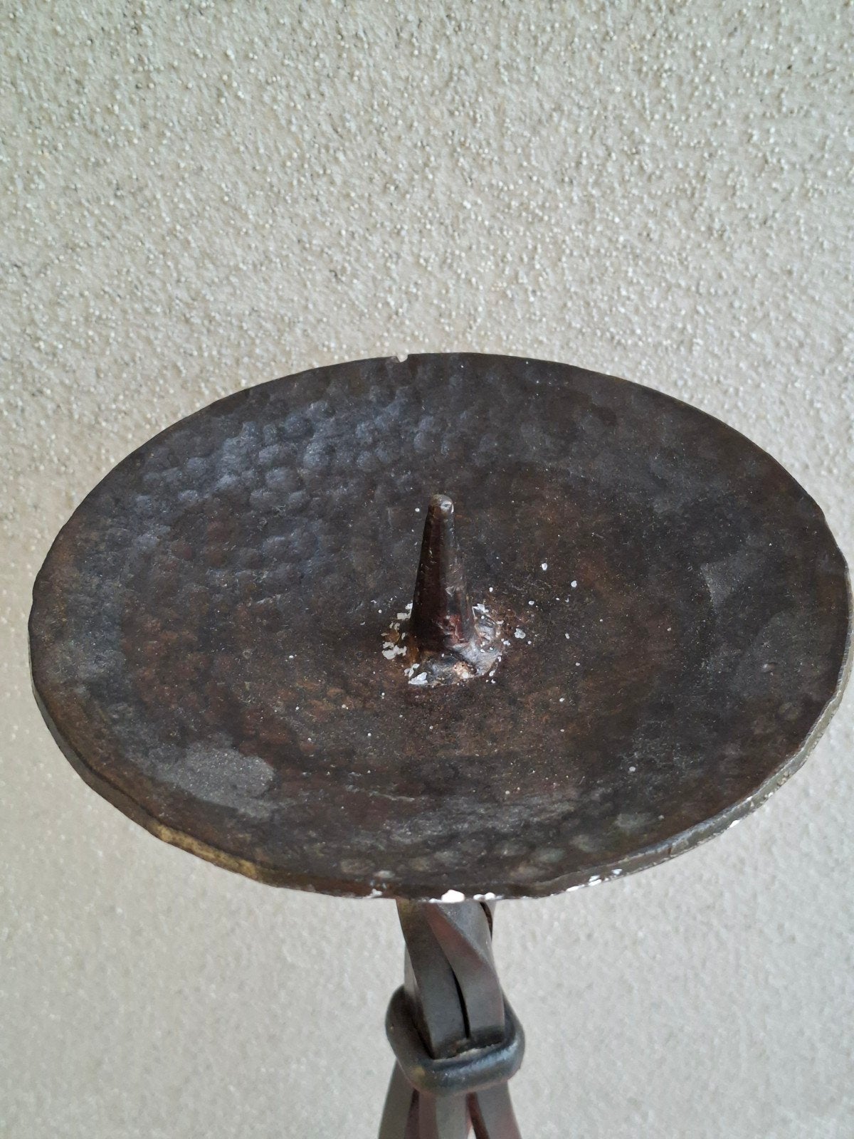 Prachtige brutalist vloerkandelaar (59 cm), Ophalen of Verzenden, Overige materialen