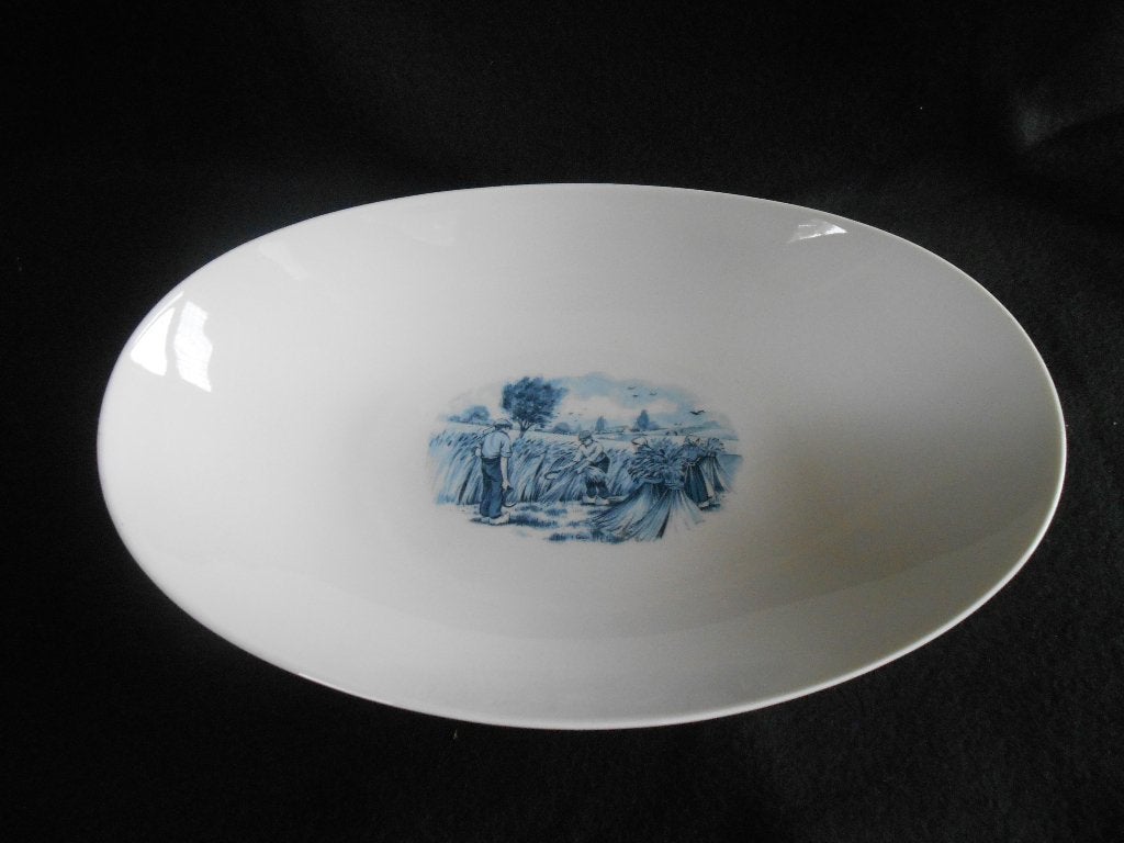 broodschaal Seltmann Weiden Bavaria 60-er jaren rietsnijders, Ophalen, Gebruikt, Vintage, Schaal of Schalen