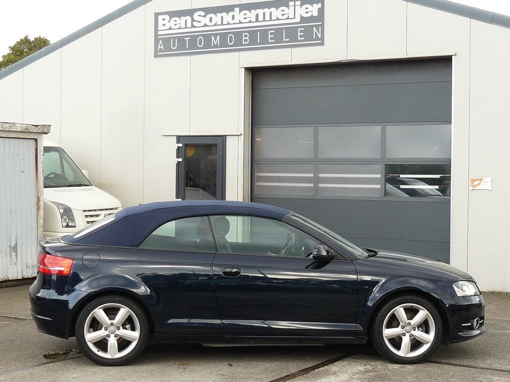 Audi A3 Cabriolet 1.2 TFSI Ambition Pro Line S met nieuwe ka, Auto's, Voorwielaandrijving, Euro 5, Gebruikt, Zwart